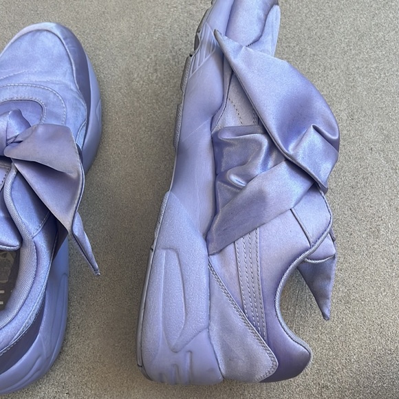 Puma Purple Sneakers with Bow Detail - Picture 6 of 10